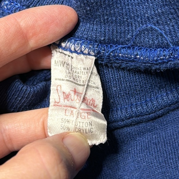 Vintage Sportswear I'm Proud To Be A Farm Wife Raglan Sleeve Sweatshirt Large - Picture 7 of 9